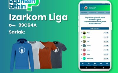 Egunean Behin 12. denboraldian ere Izarkom liga antolatuko dugu