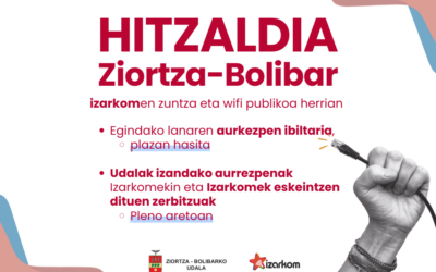 Ziortza-Bolibarren zuntz zerbitzu berria jarri dugu martxan